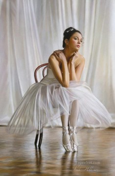 ballet en blanco Pinturas al óleo